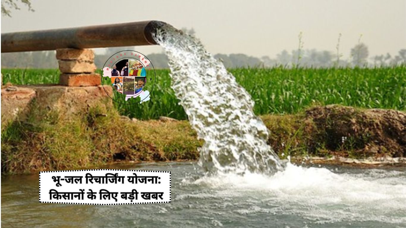 भू-जल रिचार्जिंग योजना: किसानों के लिए बड़ी खबर