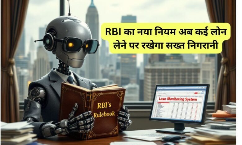 RBI का नया नियम अब कई लोन लेने पर रखेगा सख्त निगरानी