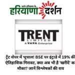 ट्रेंट शेयर में भूचाल! BSE पर इंट्राडे में 19% की ऐतिहासिक गिरावट, क्या अब भी है 'खरीदें' का मौका? जानें विश्लेषकों की राय